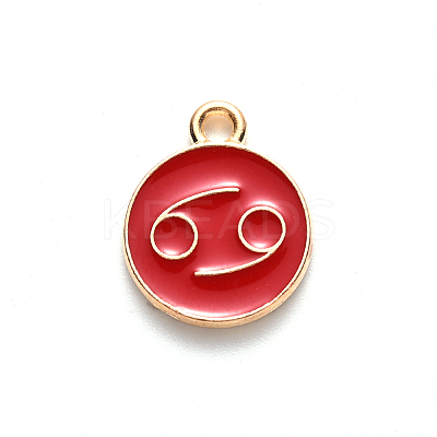 Alloy Enamel Pendants LS-X-ENAM-S124-01A-07D-1