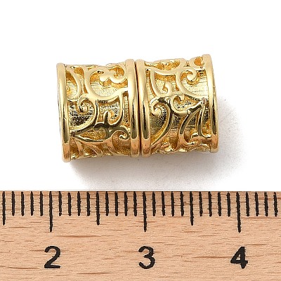 Brass Tube Magnetic Clasps KK-Z033-28G-1