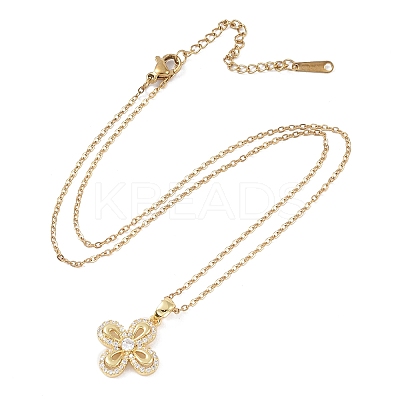 201 Stainless Steel Cable Chain Necklaces NJEW-P309-17B-G-1