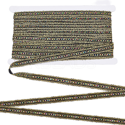 13.5M Metallic Lace Trims SRIB-WH0011-096-1