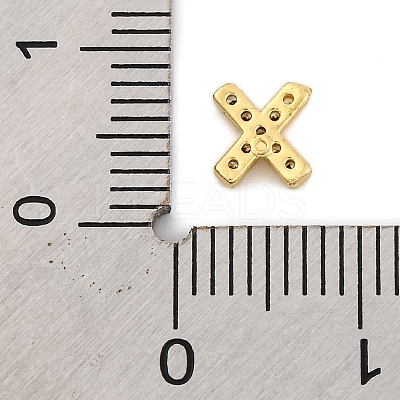 Rack Plating Brass Micro Pave Cubic Zirconia Cabochons KK-F874-04G-X-1