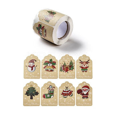 Christmas Themed Polygon Roll Stickers LS-DIY-B045-08-1