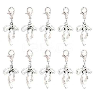 10Pcs Tibetan Style Alloy Shoe Charms HJEW-JM04169-02-1