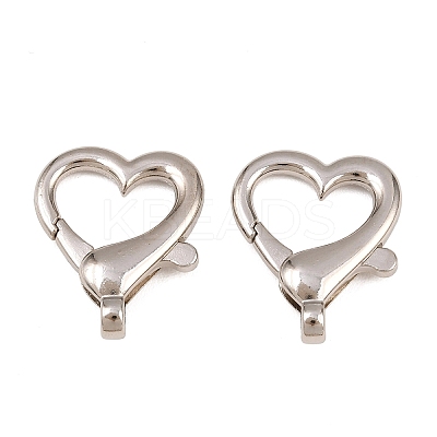 304 Stainless Steel Lobster Claw Clasps STAS-B121-02P-05-1