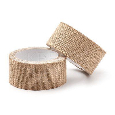 Self Adhesive Burlap Ribbon OCOR-T010-06-4.8cm-1
