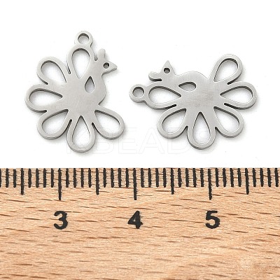 201 Stainless Steel Pendants STAS-F337-08P-1