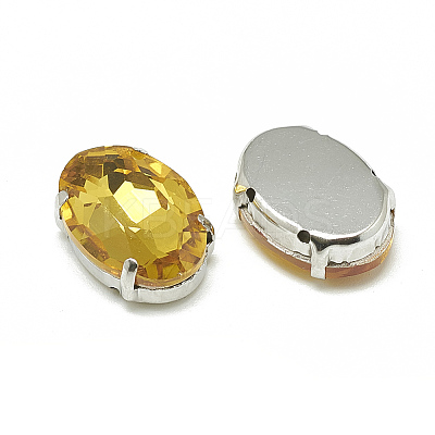 Sew on Rhinestone RGLA-T091-6x8mm-22P-1