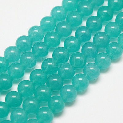 Natural Malaysia Jade Bead Strands G-M101-8mm-05-1