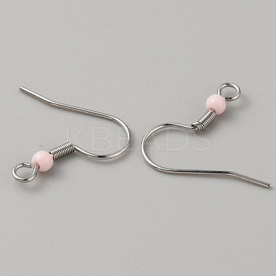 304 Stainless Steel Earring Hooks LS-STAS-WH0027-64P-01-1