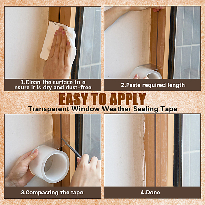 PET Adhesive Tape for Door AJEW-WH20006-122A-1