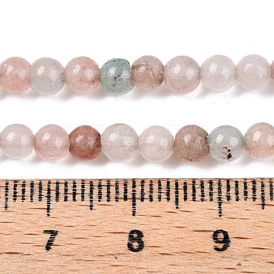 Dyed Natural White Jade Beads Strands G-T140-4mm-A04-1