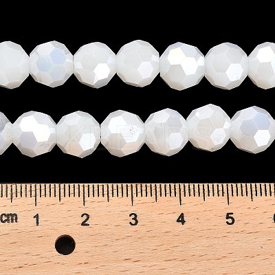 Imitation Jade Glass Beads Stands EGLA-A035-J10mm-B05-1