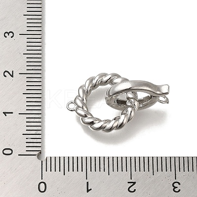 Brass Fold Over Clasps KK-H480-20P-1