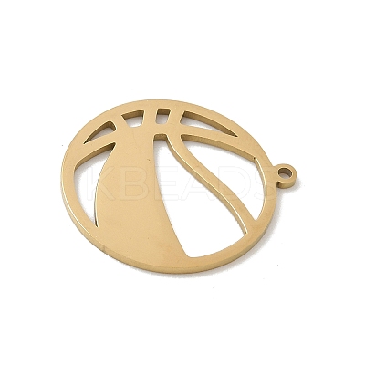 304 Stainless Steel Pendants LS-STAS-F326-05G-1