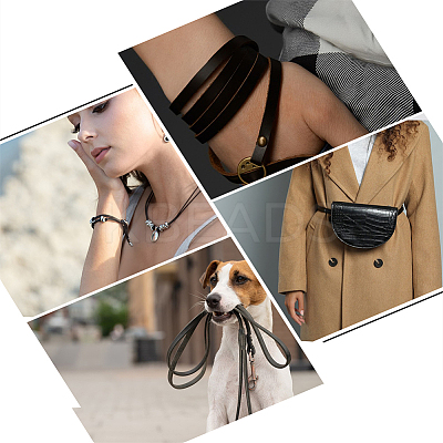Flat PU Leather Cord WL-WH0004-09A-1
