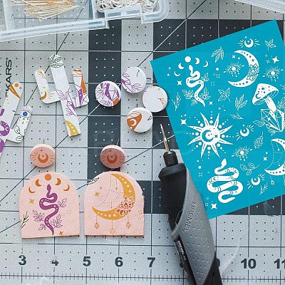 Silk Screen Printing Stencil DIY-WH0341-005-1