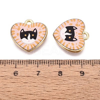 Valentine's Day Printed Alloy Pendants PALLOY-SZC0008-15C-1