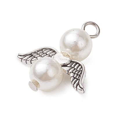 Acrylic Alloy Pendants PALLOY-JF02830-1