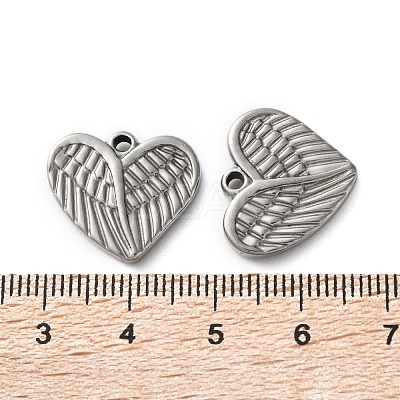 304 Stainless Steel Pendants STAS-L282-007P-02-1