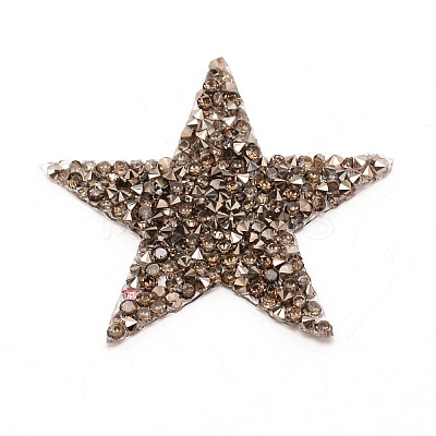 Star Glitter Hotfix Rhinestone DIY-WH0301-92B-04-1