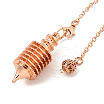 Rack Plating Brass Coil Dowsing Pendulums G-K338-26RG-1