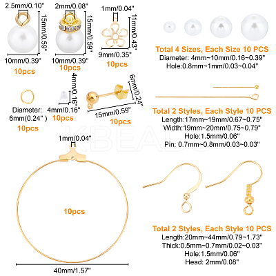 DIY Earring Making Kit DIY-PH0003-61-1