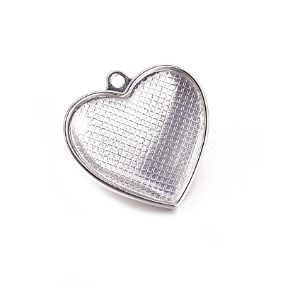 Alloy Pendant Cabochon Settings FIND-TAC0011-116B-P-1