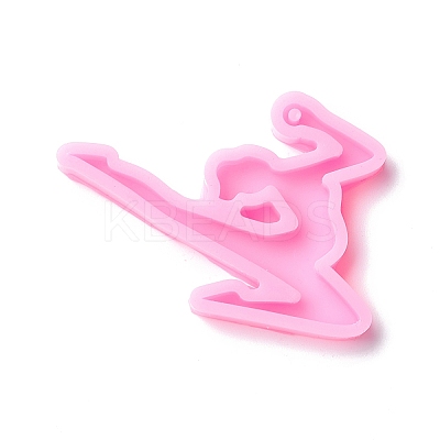 Dancer Pendant Silhouette Silicone Statue Molds LS-DIY-F104-03-1