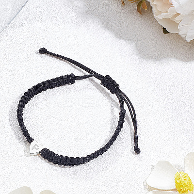 1Pc Adjustable Nylon Cord Braided Bracelets for Women Men BJEW-LP0001-34P-P-1