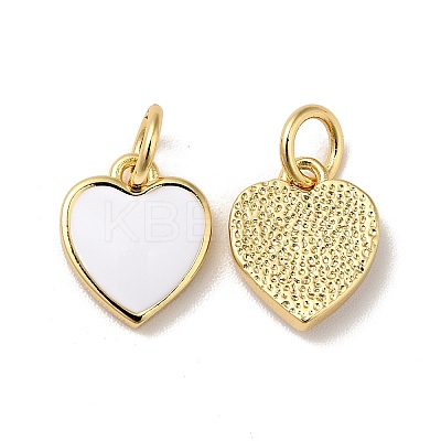 Rack Plating Brass Enamel Pendants KK-H431-14G-1