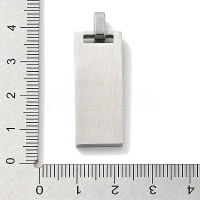 Christmas 304 Stainless Steel Pendants STAS-Z098-25P-1
