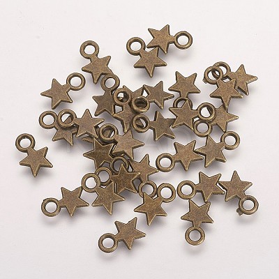Tibetan Style Alloy Charms LS-TIBEP-A123046-AB-FF-1