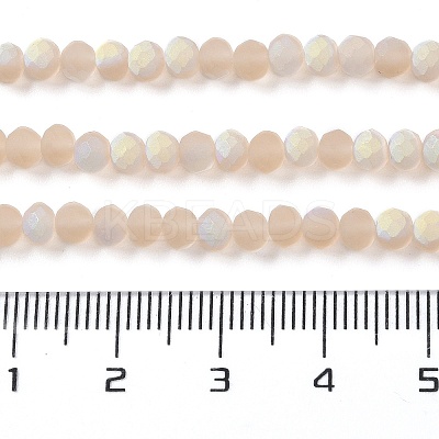 Transparent Glass Beads Strands EGLA-A034-T4mm-MB20-1