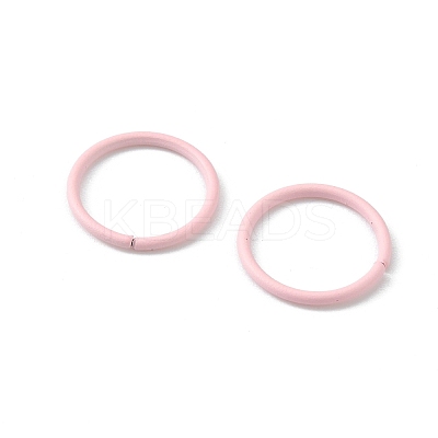 100Pcs Baking Paint Zinc Alloy Open Jump Rings FIND-WH0032-85B-01-1