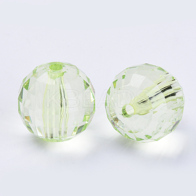 Transparent Acrylic Beads TACR-Q254-8mm-V32-1
