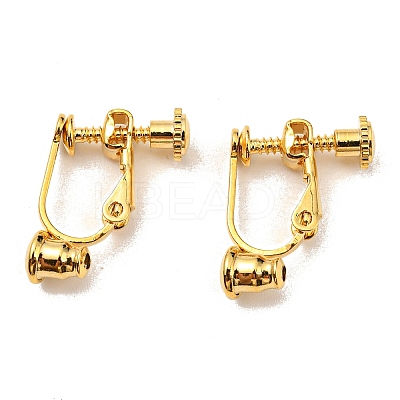 304 Stainless Steel Screw On Clip-on Earring Converters Findings STAS-L238-024G-1