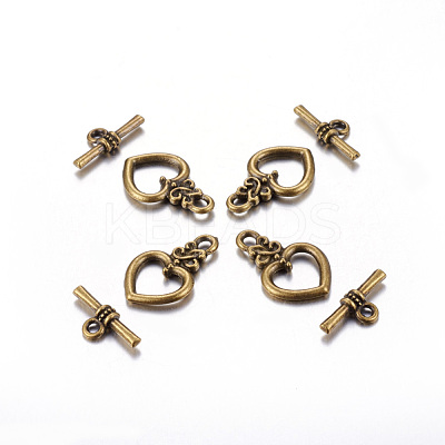 Tibetan Style Toggle Clasps MLF1526Y-NF-1