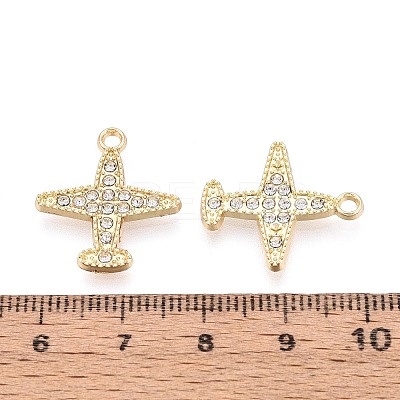 Alloy & Crystal Rhinestone Pendants PALLOY-T095-07KCG-1