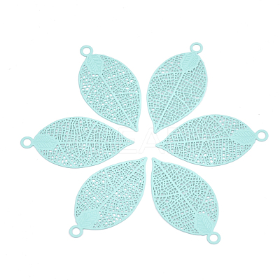 430 Stainless Steel Filigree Pendants X-STAS-S108-01C-1