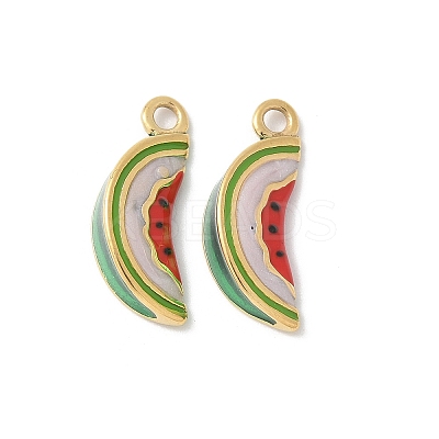 304 Stainless Steel Enamel Pendants STAS-Z122-25G-02-1