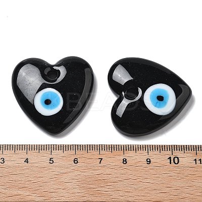 Handmade Evil Eye Lampwork Pendants LAMP-F035-11D-1