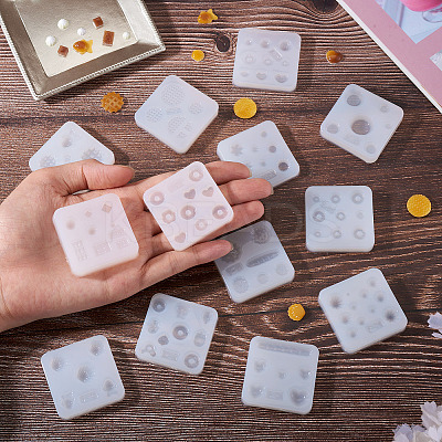 13Pcs 13 Styles Nail Art Silicone Molds SIMO-TA0001-17-1