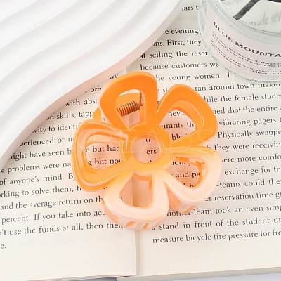Gradient Hollow Flower Plastic Claw Hair Clips PW-WG87417-05-1