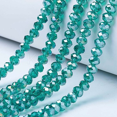 Electroplate Glass Beads Strands LS-EGLA-A034-T2mm-B04-1