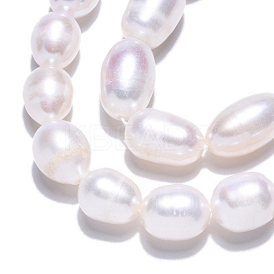 Natural Cultured Freshwater Pearl Beads Strands PEAR-N012-08O-1