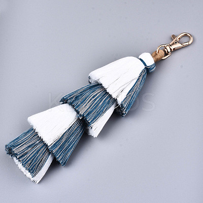 Polycotton(Polyester Cotton) Tassel Big Pendant Decorations FIND-S302-13C-1