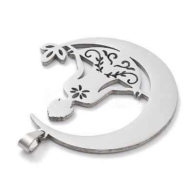 Anti-Tarnish 304 Stainless Steel Pendants LS-STAS-U030-10P-1