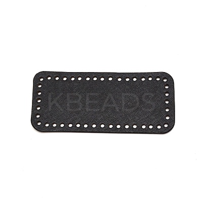 PU Leather Rectangle Bag Bottom PURS-WH0001-15E-1
