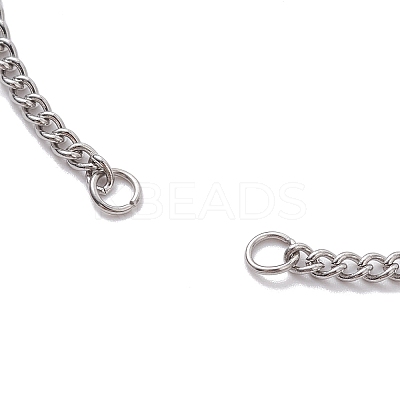 Non-Tarnish 304 Stainless Steel Chain Bracelet Making AJEW-JB01210-02-1
