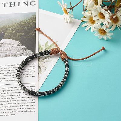 Ethnic Cord Anklet for Girl Women X-AJEW-AN00449-1